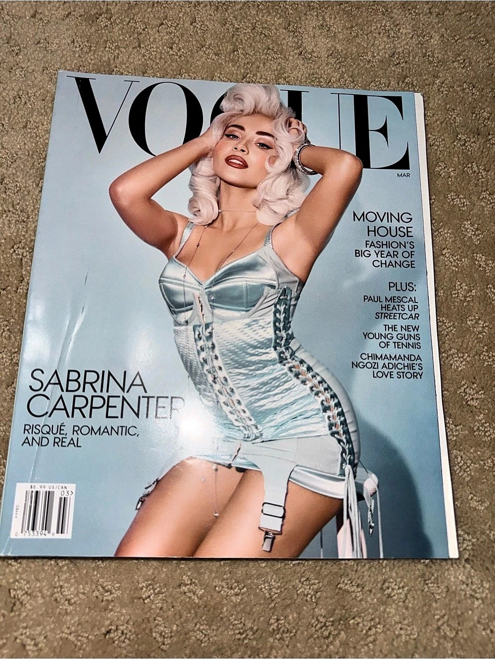 Vogue Magazine March 2025 Sabrina Carpenter Issue